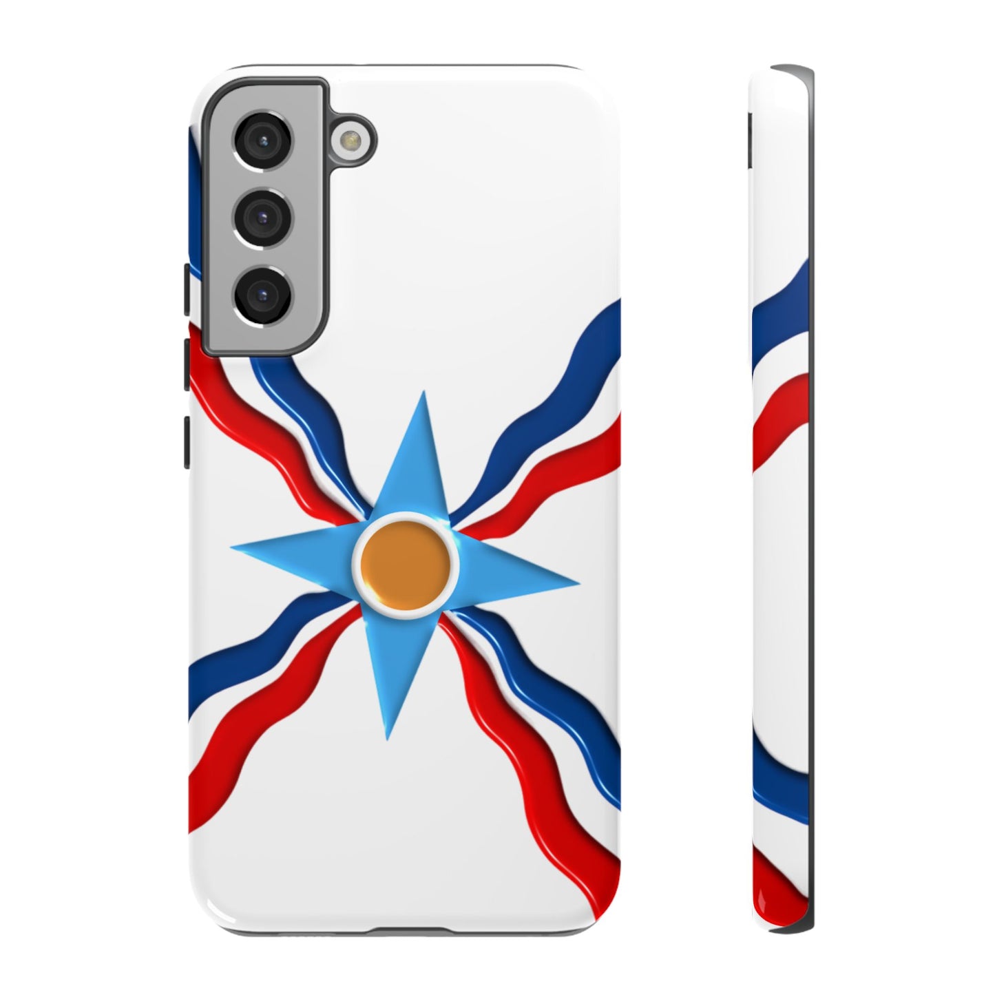Assyrian Flag - Tough Phone Cases