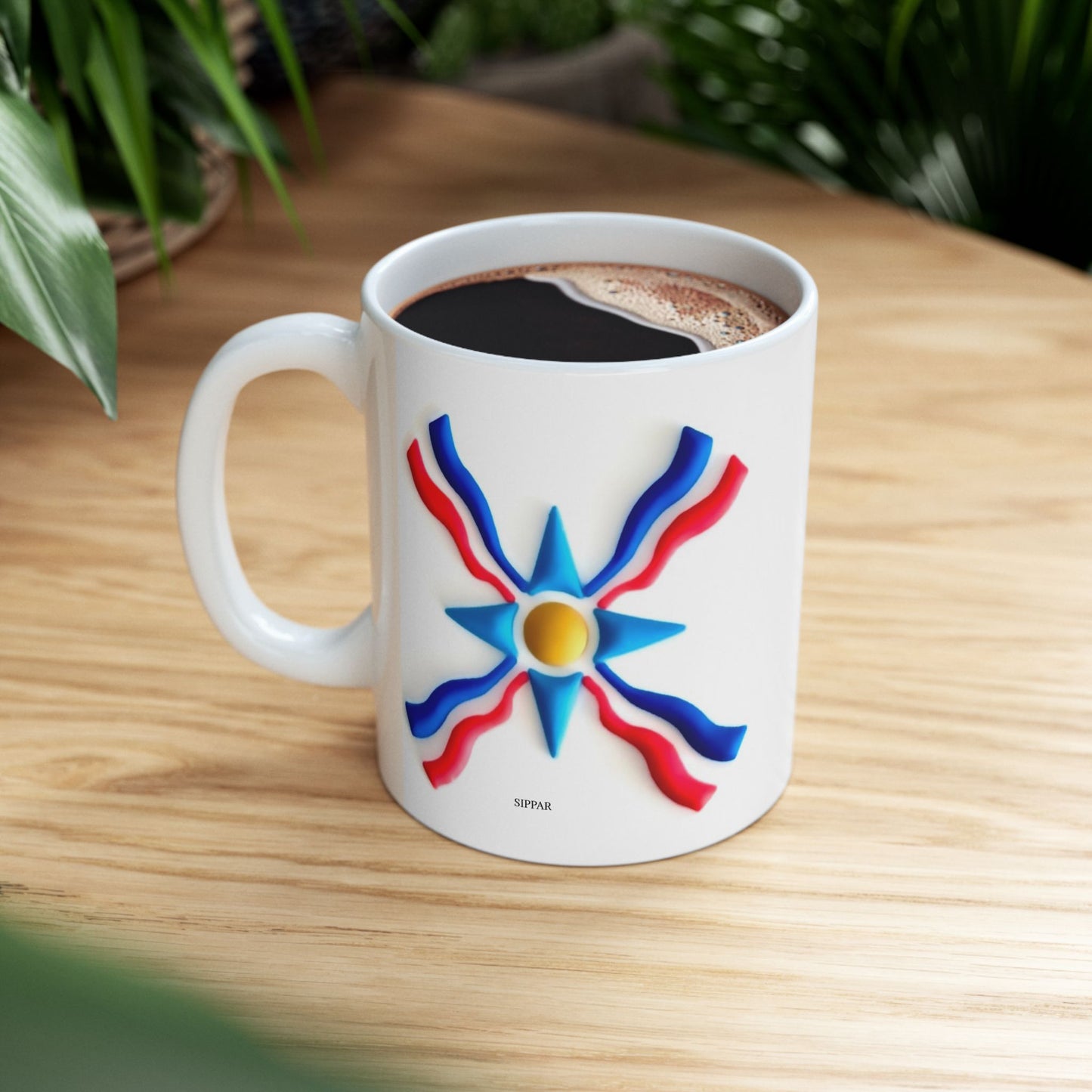 Assyrian Flag Mug 11oz