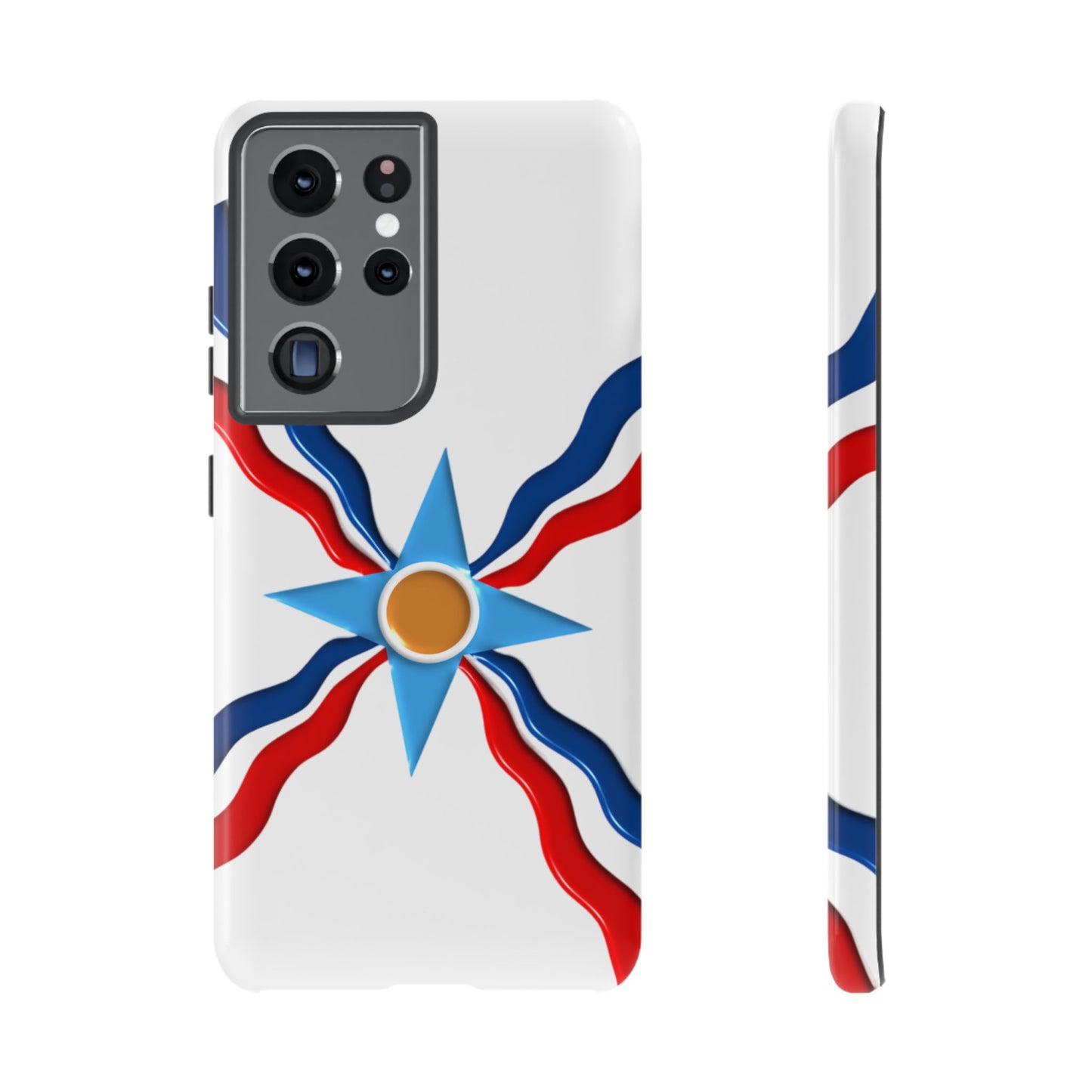 Assyrian Flag - Tough Phone Cases