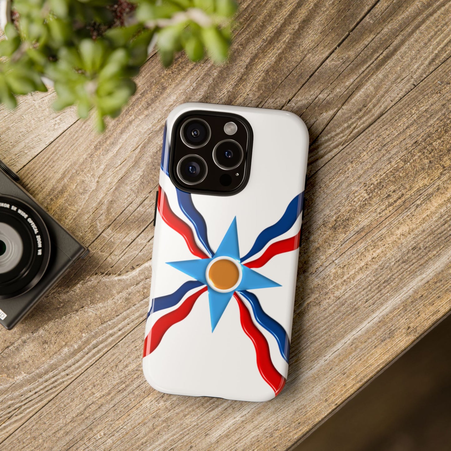 Assyrian Flag - Tough Phone Cases