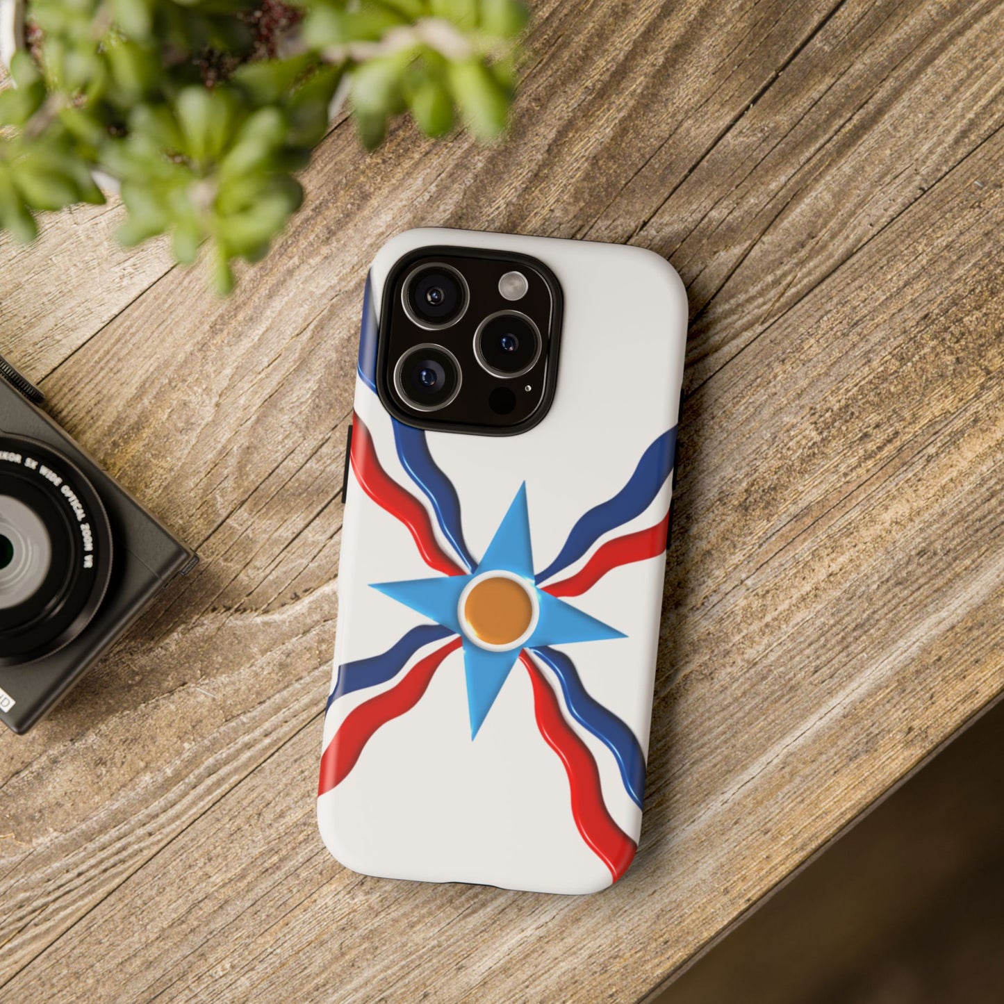 Assyrian Flag - Tough Phone Cases