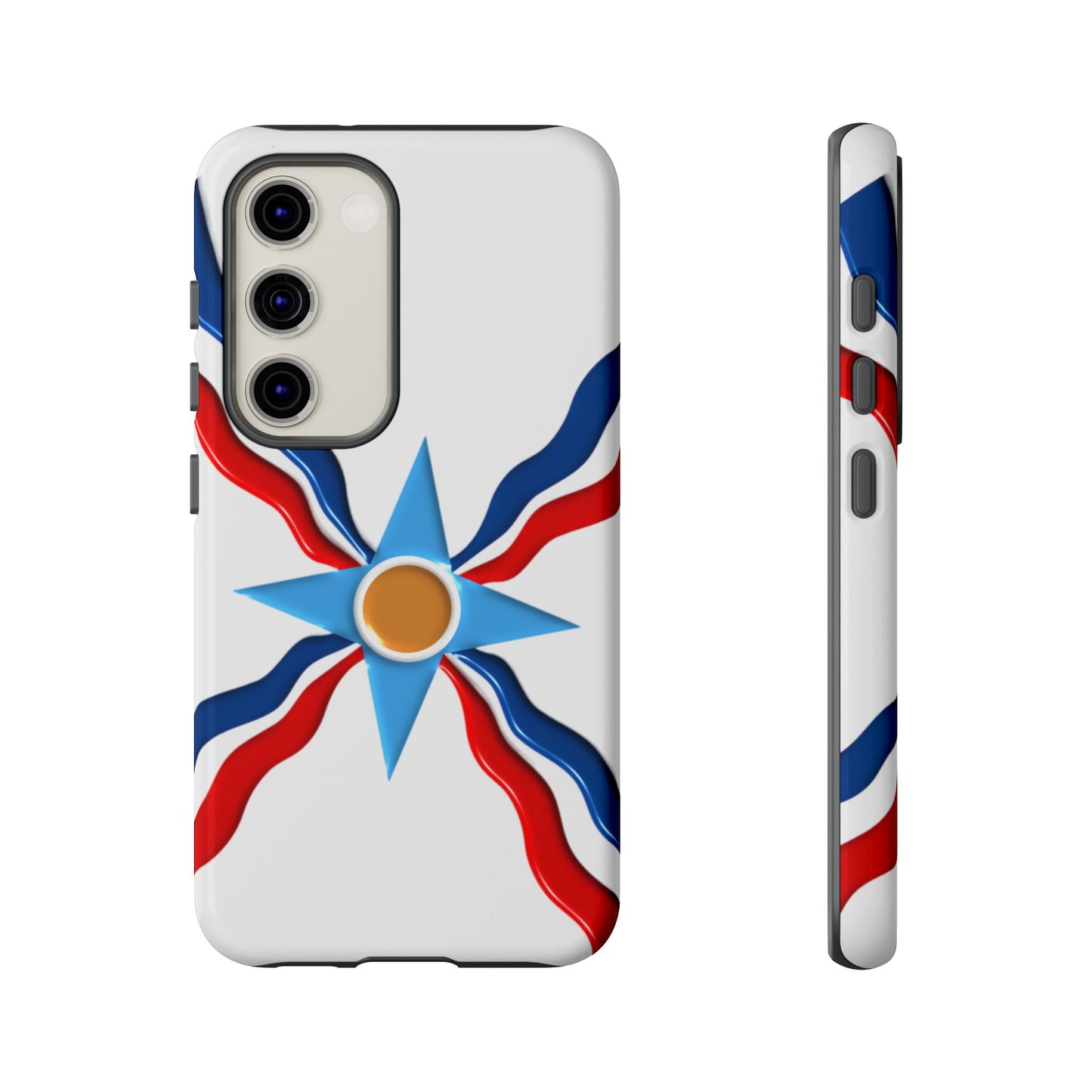 Assyrian Flag - Tough Phone Cases