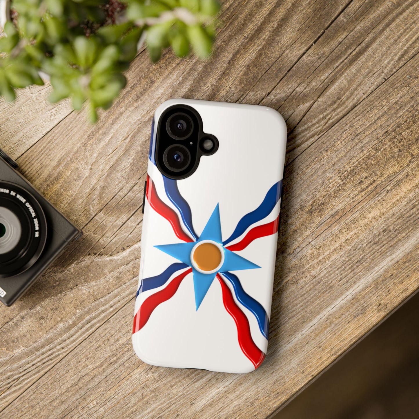 Assyrian Flag - Tough Phone Cases