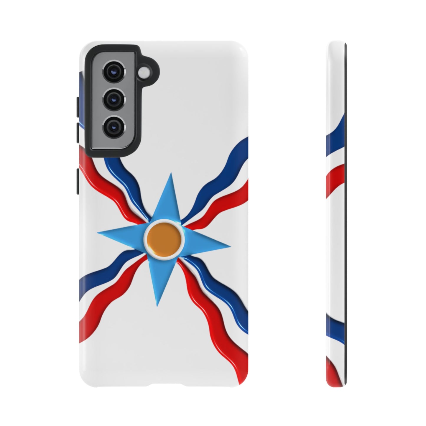 Assyrian Flag - Tough Phone Cases