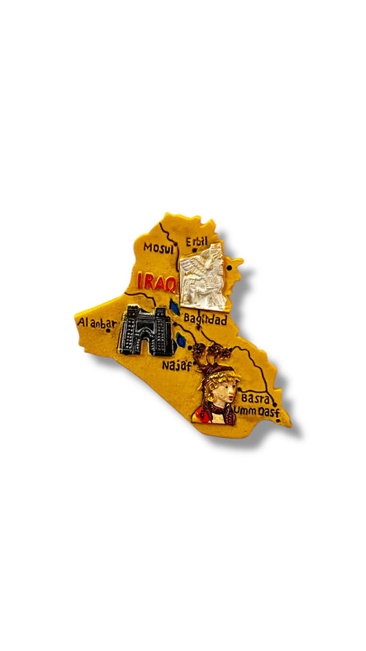 Civilization Map Of Iraq Magnet – Souvenir