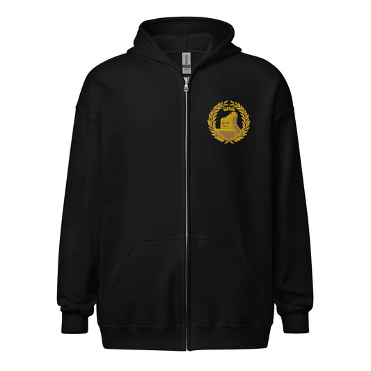 Hoody with a Lion of Babylon Emblem